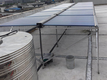 常州马杭工厂太阳能加空气能热水工程