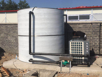 南京工地临建项目部空气能热水器